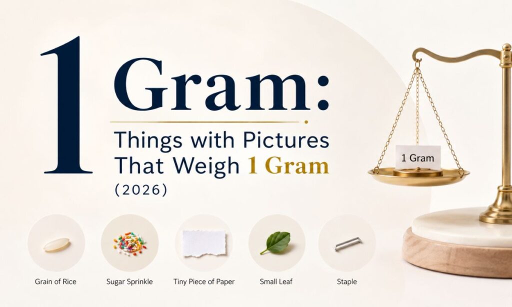 1 Gram: Things with Pictures That Weigh 1 Gram (2026)