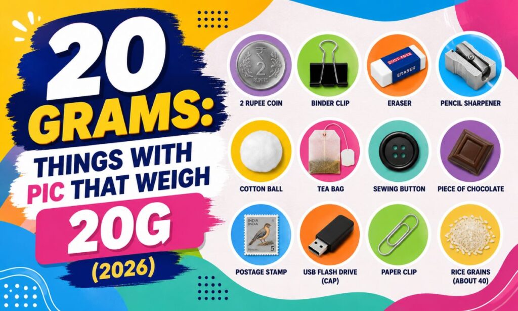 20 Grams: Things with Pic That Weigh 20g (2026)