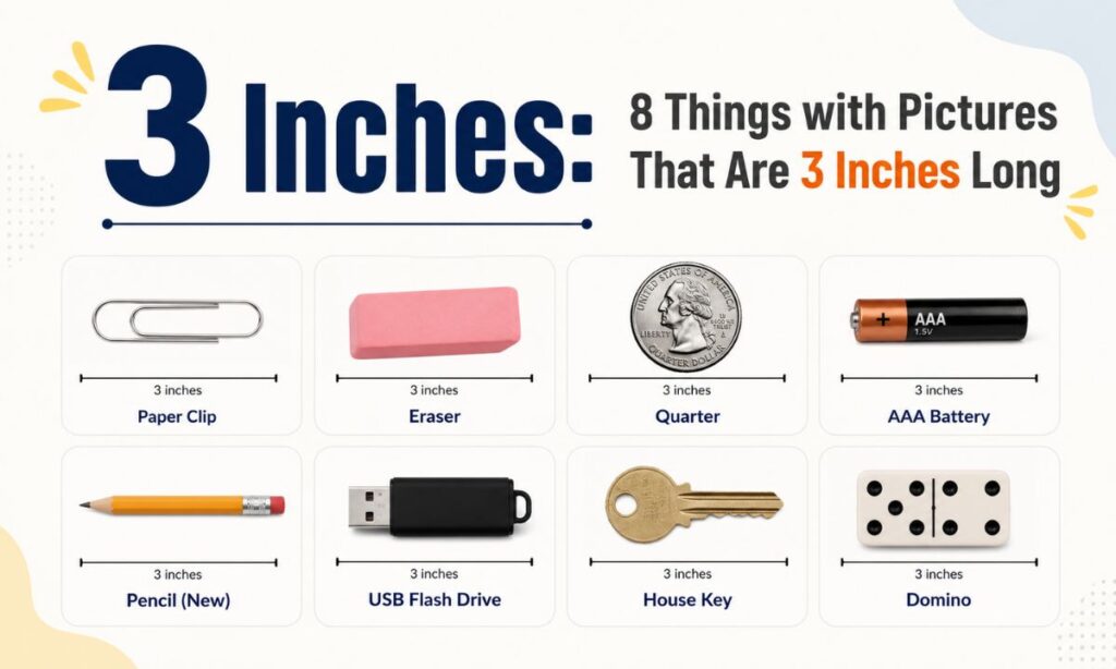 3 Inches: 8 Things with Pictures That Are 3 Inches Long