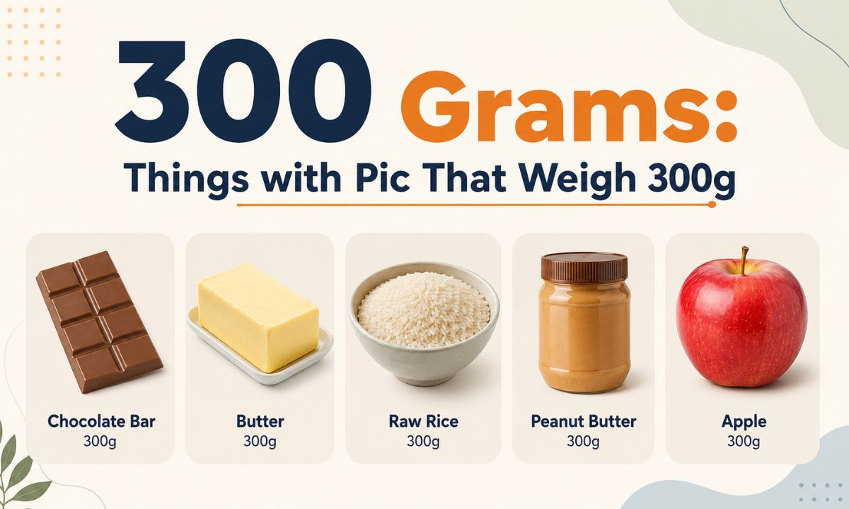 300 Grams: Things with Pic That Weigh 300g