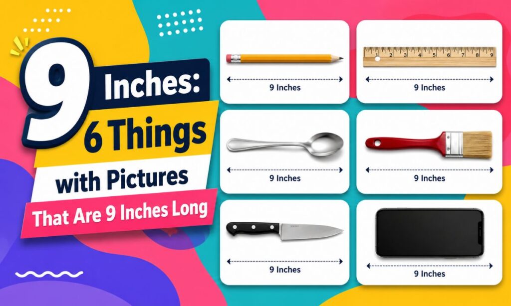 9 Inches: 6 Things with Pictures That Are 9 Inches Long