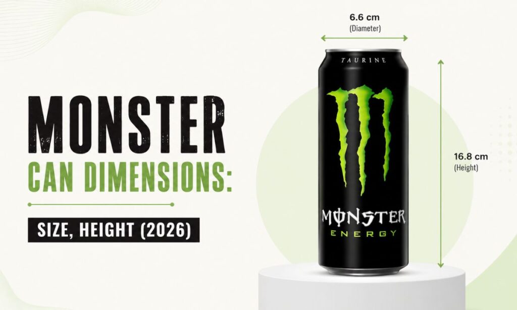 Monster Can Dimensions: Size, Height (2026)