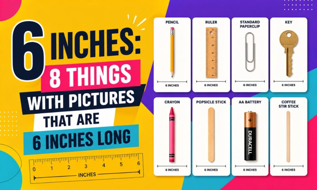 6 Inches: 8 Things with Pictures That Are 6 Inches Long
