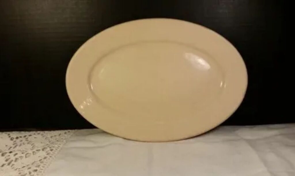 A Dinner Plate Used in Restaurants